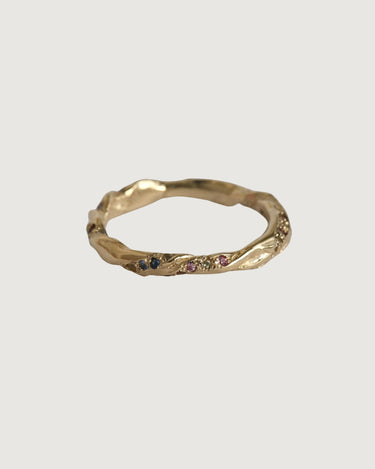 CLAIR ORGANIC MULTI GEM STONE 18K GOLD PVD PLATED - STUDIO JO STORE